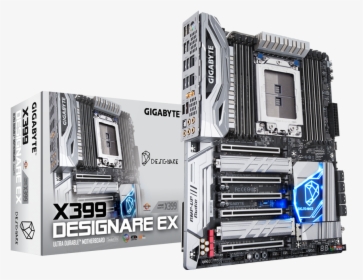 Gigabyte X399 Designare Ex Atx Tr4 Motherboard, HD Png Download, Free Download
