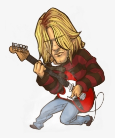 Top Format, Wallpaper V - Kurt Cobain Cartoon Png, Transparent Png, Free Download