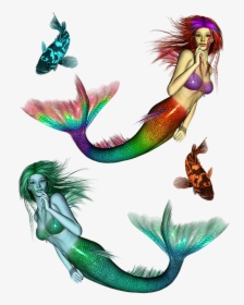 Mermaid, Siren, Mermaids, Nymph, Fantasy, Girl, Woman - Illustration, HD Png Download, Free Download