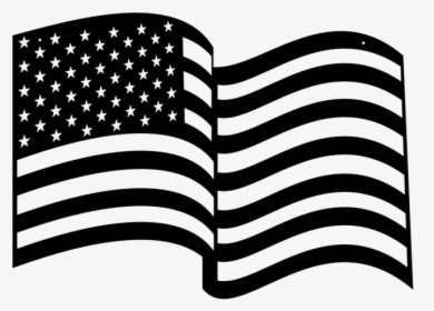 Black American Flag Clipart, HD Png Download, Free Download