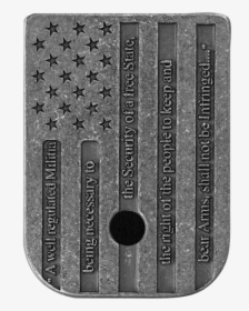 American Flag 2a Stainless Steel Rugged Finish Mag - Wood, HD Png Download, Free Download