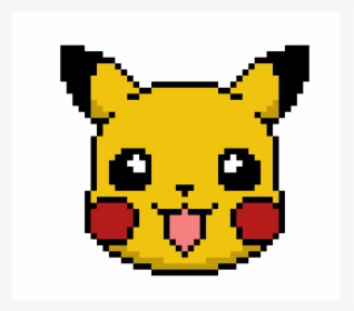 Grid Pixel Art Pikachu, HD Png Download, Free Download