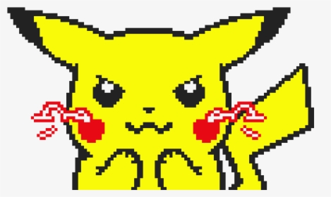 Pokémon Yellow Pikachu Gif Pokémon Red And Blue - Pikachu Pixel Art, HD Png Download, Free Download