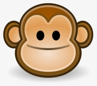Monkey, Smile, Happy, Face, Icon, Ape, Gorilla - Monkey .ico, HD Png Download, Free Download