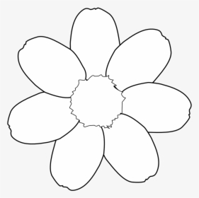 Black And White Flower - Daisy Peace, HD Png Download, Free Download