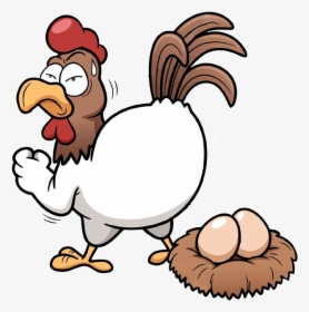 Hen Clipart Chicken Lay Egg Cute Borders - Bum Nuts, HD Png Download, Free Download