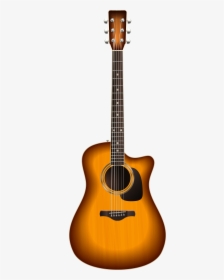 Guitar Png Clipart - Yamaha Fgx 5 Red Label, Transparent Png, Free Download