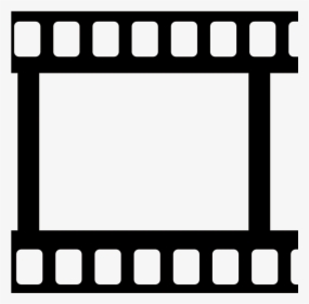 Film Reel Clipart Black And White - Cintas De Cine Vector, HD Png Download, Free Download