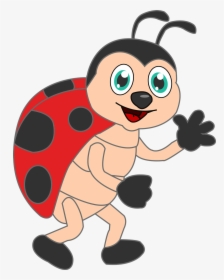 Cartoon Ladybug Clipart - Cartoon Ladybug, HD Png Download, Free Download