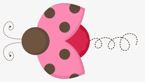 Pink And Brown Ladybug Clipart - Lady Bug Pink Png, Transparent Png, Free Download