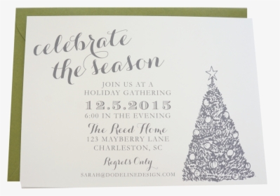 Christmas Party Invitation Classic And Elegant Design"   - Classic Christmas Party Invitations, HD Png Download, Free Download