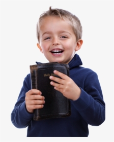 Bigstock Little Boy Holding The Bible A - Online Christian Store India, HD Png Download, Free Download