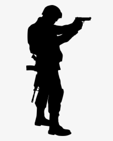 Soldier Silhouette Clip Art Imageu200b Gallery Yopriceville - Soldier Silhouette Png, Transparent Png, Free Download