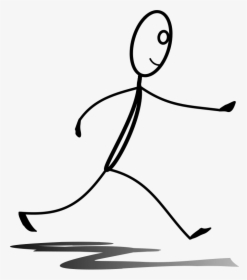 Stick Figure Running Drawing Download Animation Free - Transparent Running Stick Figures, HD Png Download, Free Download