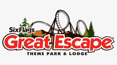 Theme Park Logo - Six Flags Great Escape Logo, HD Png Download, Free Download