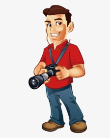 Photography Clipart Male Photographer - Professional Photographer Photographers Clipart, HD Png Download, Free Download