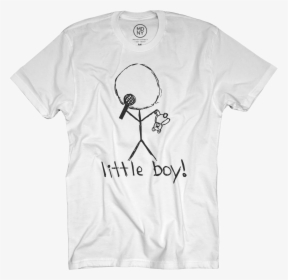T Shirt With Text Boy, HD Png Download, Free Download