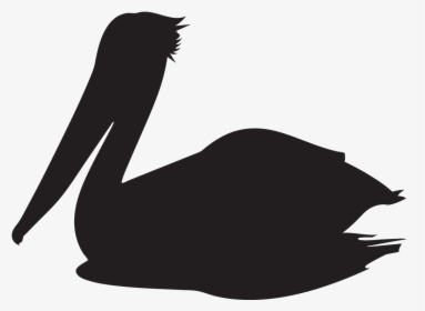 Pelican Silhouette Clipart , Png Download - Brown Pelican Silhouette, Transparent Png, Free Download