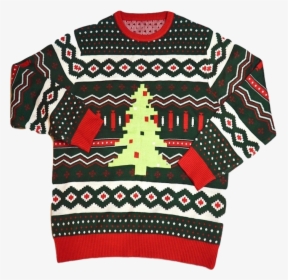 Christmas Tree Swag Ugly Sweater - Christmas Ugly Sweater Png, Transparent Png, Free Download