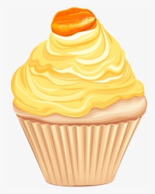 Yellow Cupcake Clipart , Png Download - Cupcake, Transparent Png, Free Download