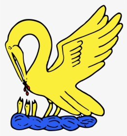 Pelican Png Heraldic , Png Download - Pelican Piety Heraldry, Transparent Png, Free Download