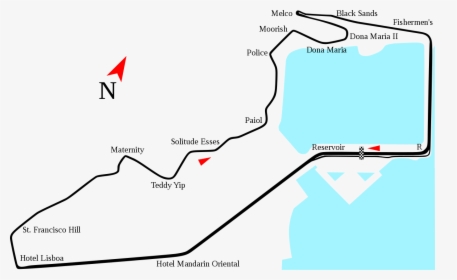 Macau Grand Prix Track, HD Png Download, Free Download