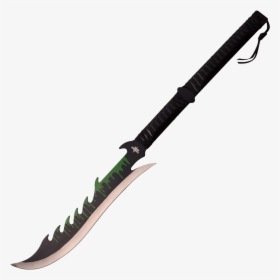 Green Blood Drip Fantasy Short Sword - Long Blade Weapon, HD Png Download, Free Download