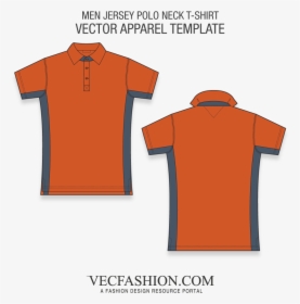 Men Jersey Polo Neck Shirt"  Class="lazyload Lazyload - Template Polo Shirt Vector, HD Png Download, Free Download