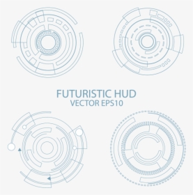 Abstract Futuristic Circuit Board, Hi-tech Computer - Abstract Futuristic Circle Png, Transparent Png, Free Download