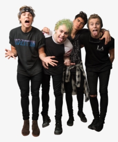 Luke Hemmings, 5sos, And Michael Clifford Image - 5 Seconds Of Summer Transparent, HD Png Download, Free Download