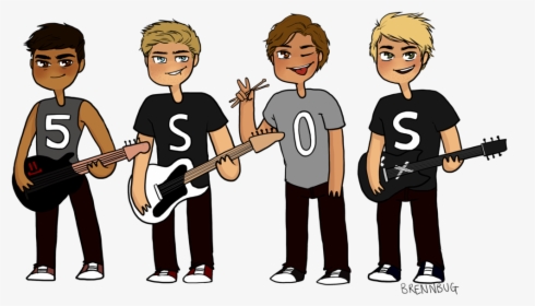 Transparent 5sos Png - 5 Seconds Of Summer Clipart, Png Download, Free Download