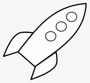 Rocket Ship Clipartmonk Free - Rocket Clipart Black And White, HD Png Download, Free Download