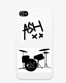 5sos Ashton Irwin Iphone, Ipod Or Galaxy Case - Drums Easy Silhouette, HD Png Download, Free Download