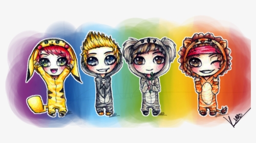 5 Seconds Of Summer Kawaii , Png Download - 5 Seconds Of Summer Drawings, Transparent Png, Free Download