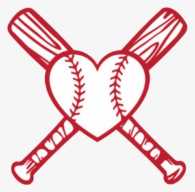 #baseball #heart - Baseball With Name Svg, HD Png Download, Free Download