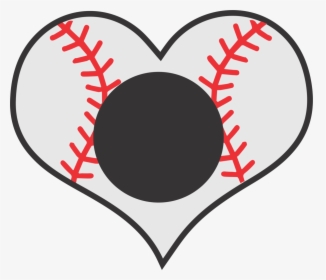 Clipart Heart Baseball, HD Png Download, Free Download