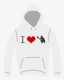 I Love Baseball Hoodie Clip Arts - Hoodie Clipart, HD Png Download, Free Download