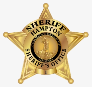 Sheriff Badge Png - Hampton Sheriff's Office Symbol, Transparent Png, Free Download