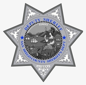 Badge Of The San Diego County Sheriff"s Department - San Diego Sheriff Department Badge, HD Png Download, Free Download