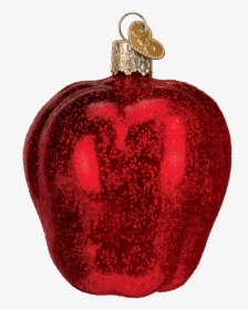 Old World Christmas -red Delicious Apple Ornament - Locket, HD Png Download, Free Download