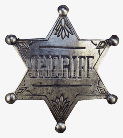 Western Sheriff Badge - Wild West Sheriff Badge, HD Png Download, Free Download