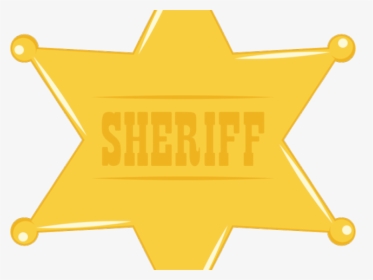 Cowgirl Clipart Sheriff Badge - Clip Art Transparent Background Sheriff Badge, HD Png Download, Free Download