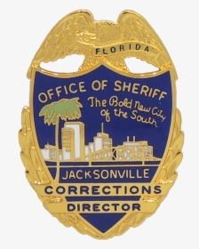 Office Of The Sheriff Jacksonville Florida Badge - Jacksonville Sheriff's Office Badge, HD Png Download, Free Download