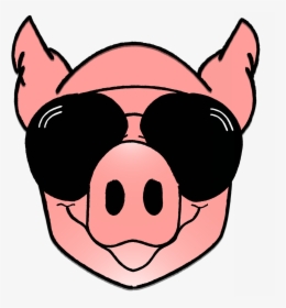 Clipart Pig With Sunglasses, HD Png Download, Free Download