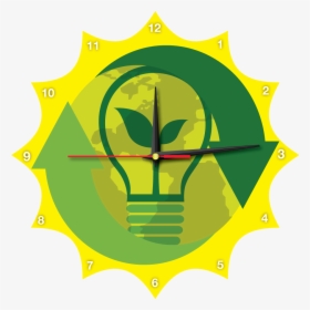 Green Earth Clock, HD Png Download, Free Download