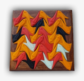031 Golden Fishes - Modern Art, HD Png Download, Free Download