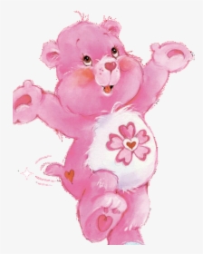 Sweet Sakura Care Bear , Png Download - Pink Care Bear With Flower, Transparent Png, Free Download