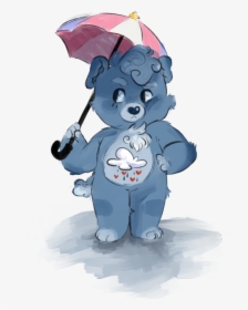 Image - Grumpy Bear Carebear Drawing, HD Png Download, Free Download