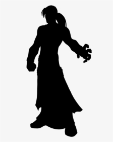 Zombie Silhouette Clip Art - Zombie Silhouette Clipart, HD Png Download, Free Download