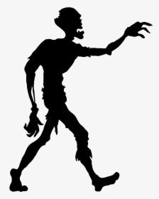 Silhouette Zombie, HD Png Download, Free Download